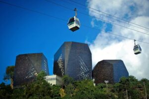 Metrocable ride and Medellin's epic views