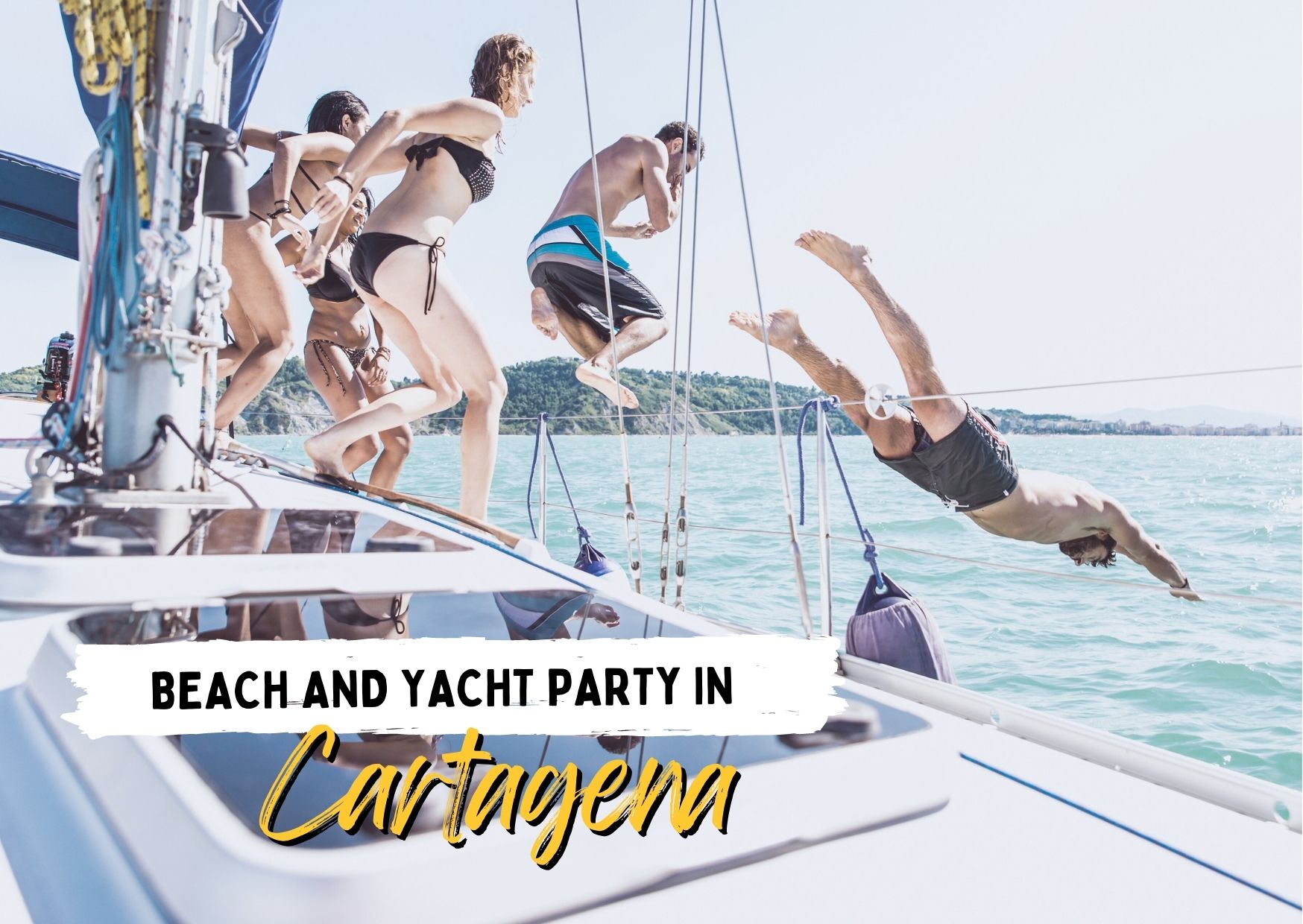 Beach and Yacht party in Cartagena