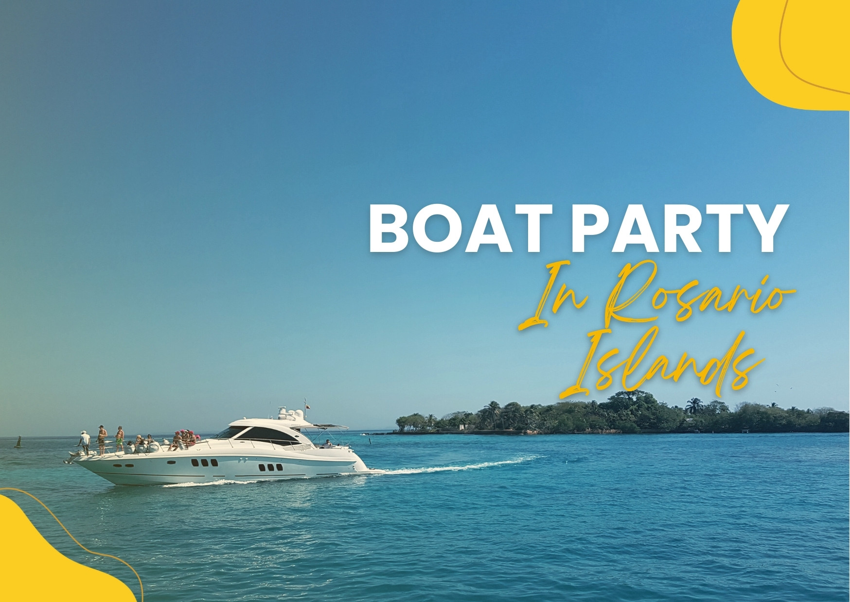 Boat rental in cartagena for bachelor parties
