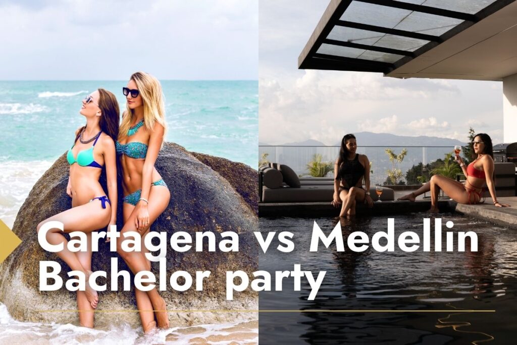 Cartagena vs medellin bachelor party